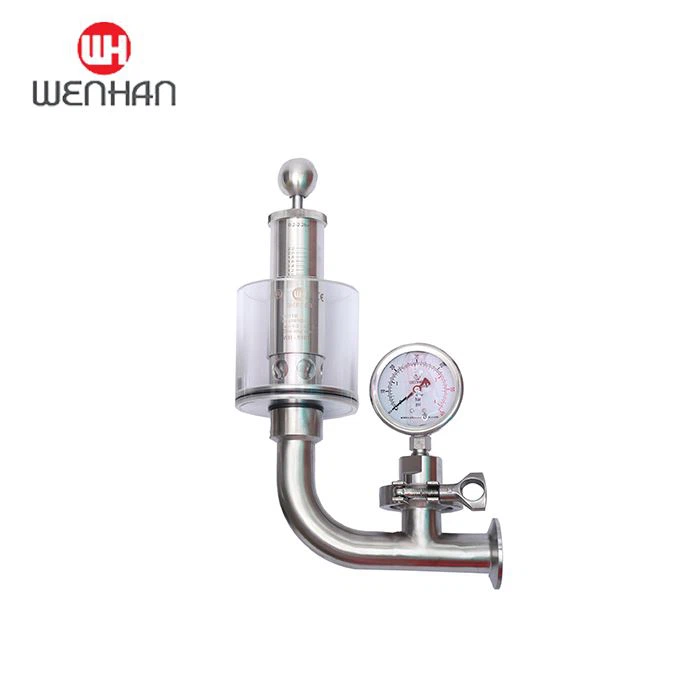 Spunding Valve Vertical Design With Pressure Gauge