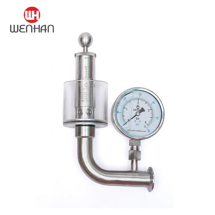 Sanitary Adaptive Exhaust Beer Spunding Valve With Gauge Fermentation Bung china